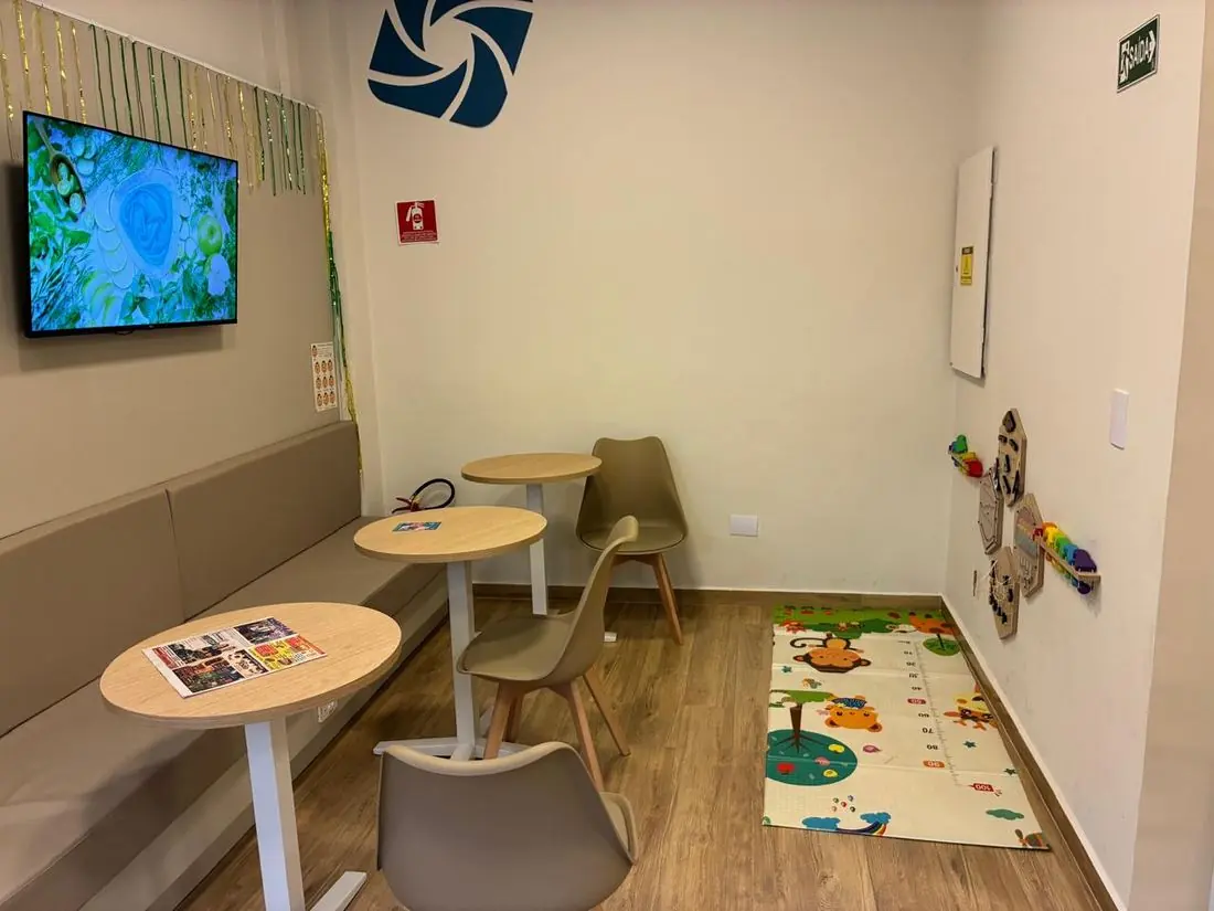 Espaço kids da lavanderia La Ville Express Itaquera